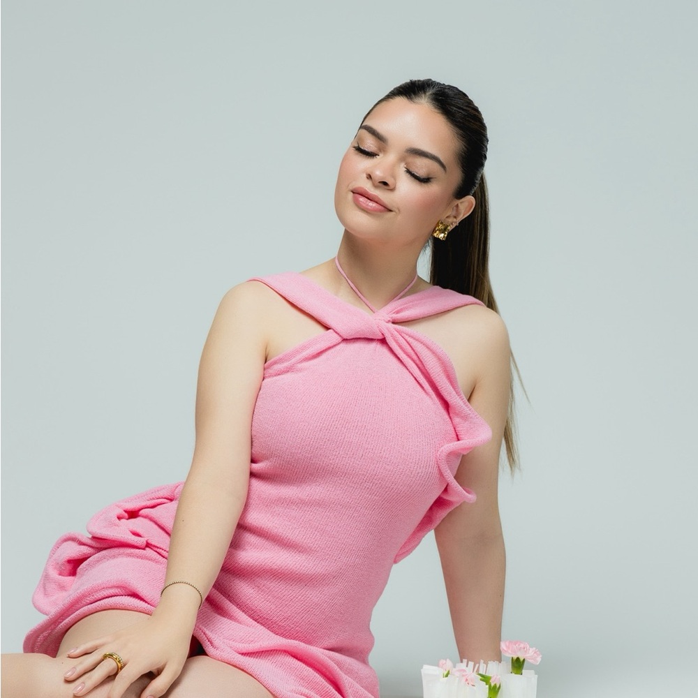 Meshki Pink Mini Dress